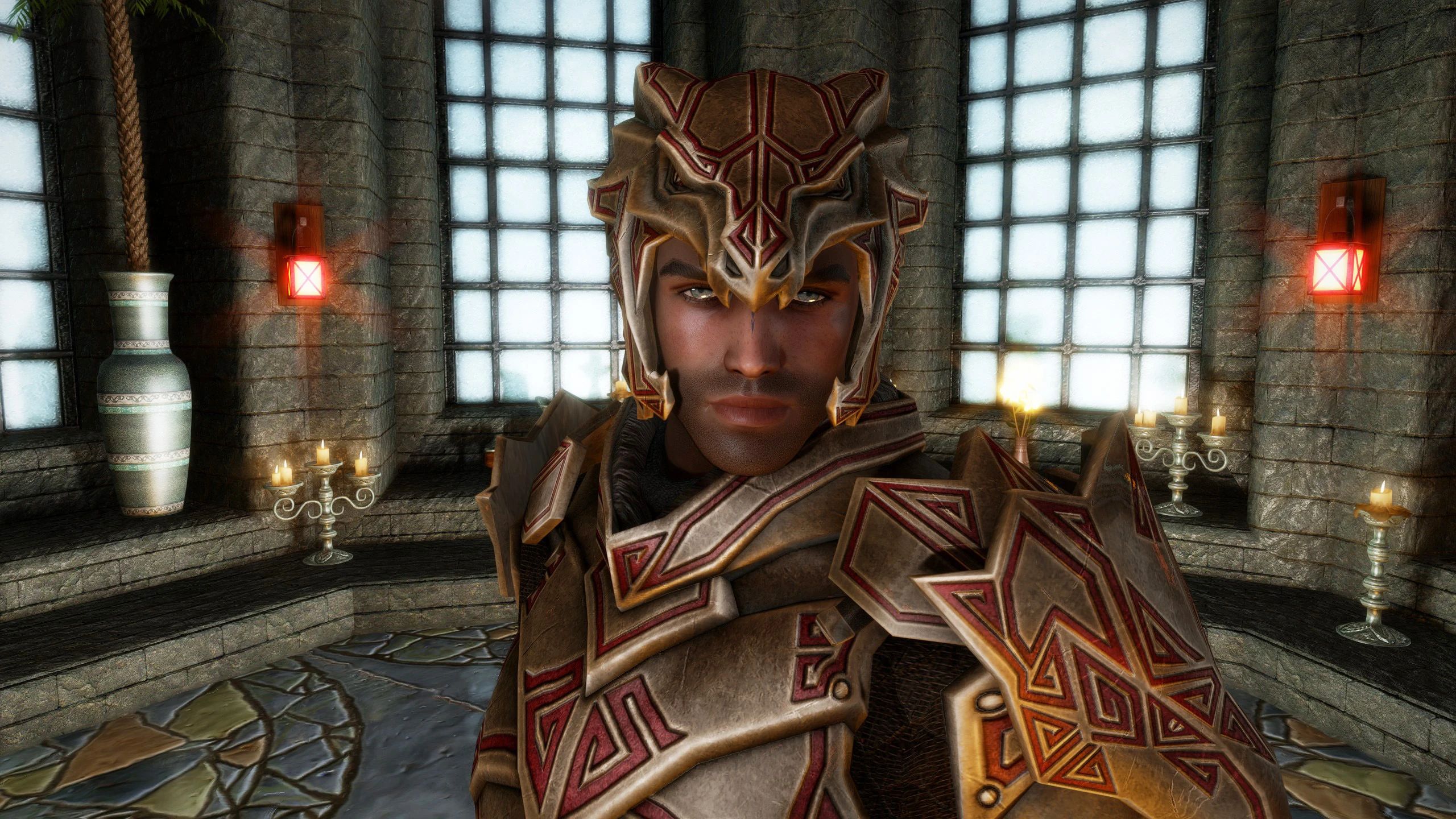 Dragonblood Etched Armor (Dragon Carved Recolor) mod for The Elder Scrolls V: Skyrim Special Edition