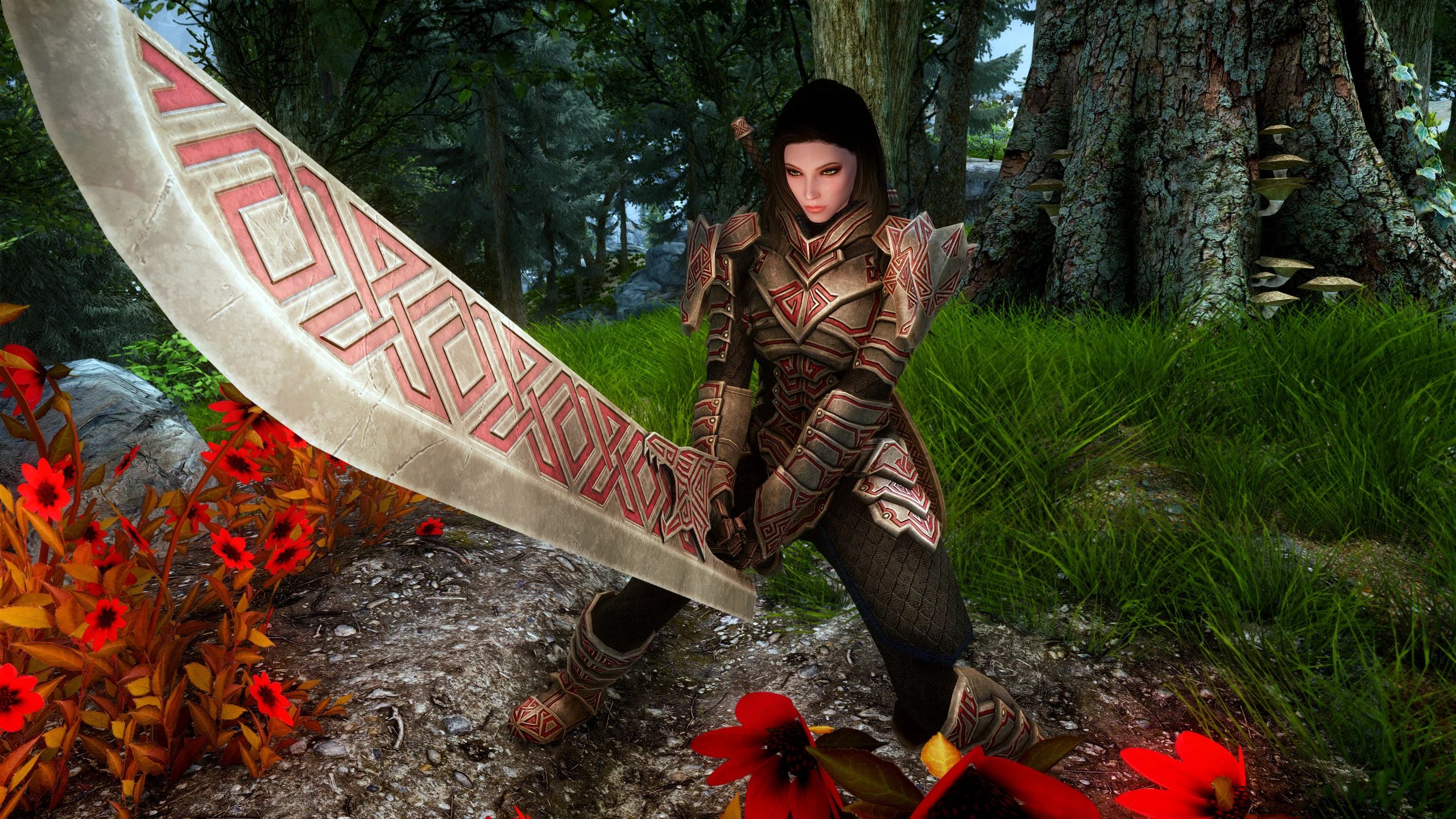 Dragonblood Etched Armor (Dragon Carved Recolor) mod for The Elder Scrolls V: Skyrim Special Edition