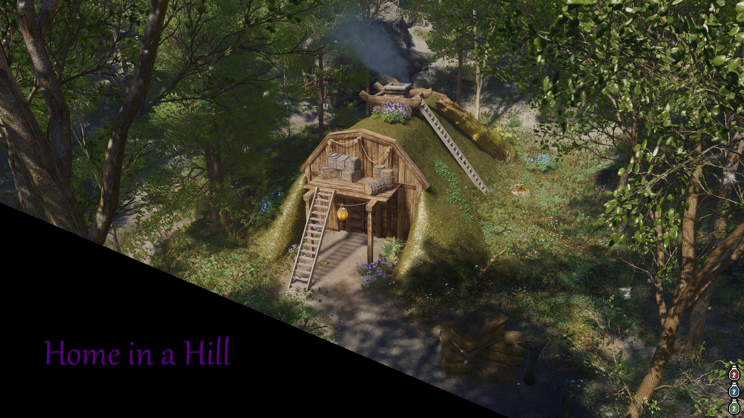 Gonzeh - Home in a Hill mod for The Elder Scrolls V: Skyrim Special Edition