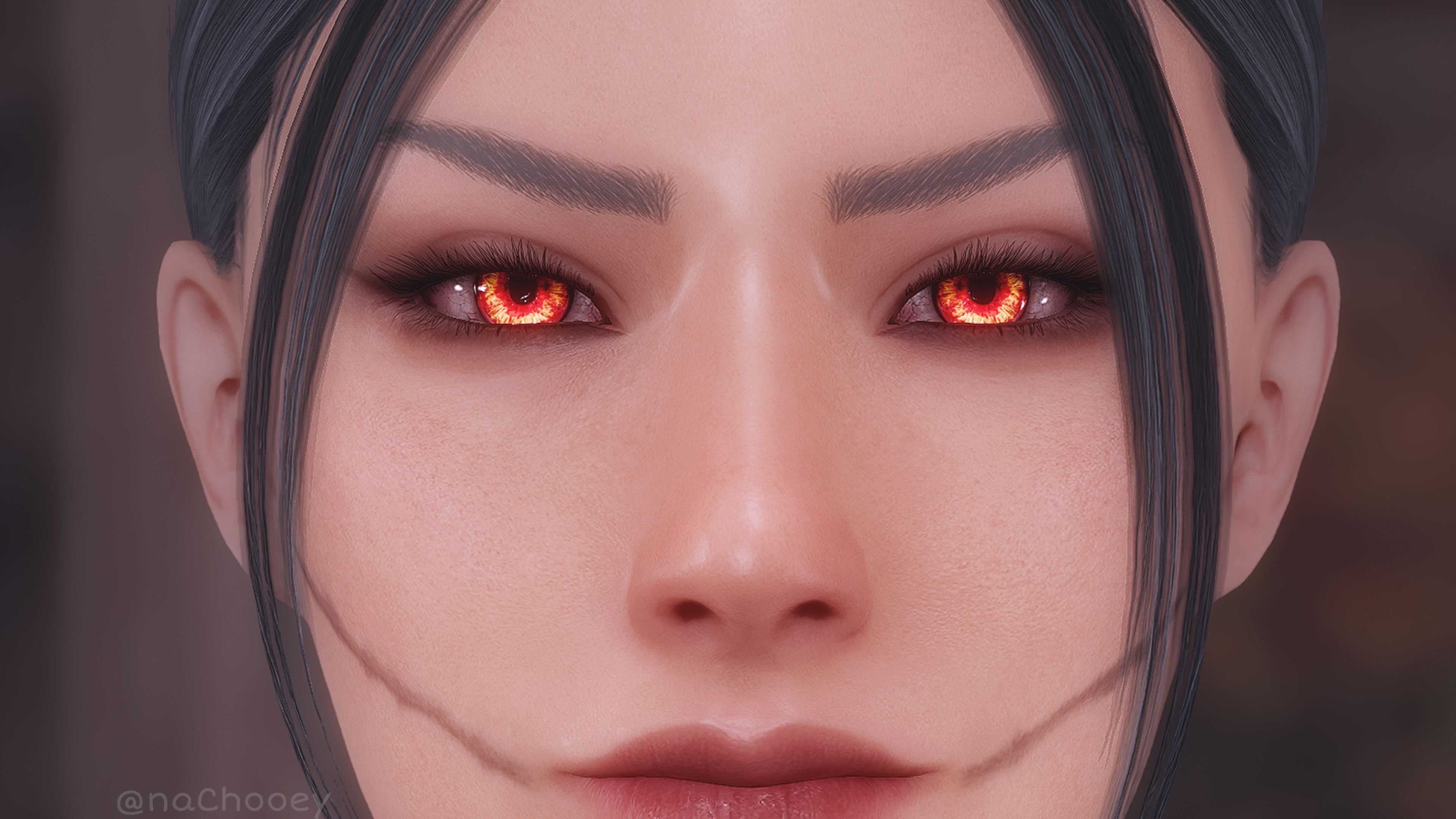 Hiraya Brows for High Poly Head mod for The Elder Scrolls V: Skyrim Special Edition