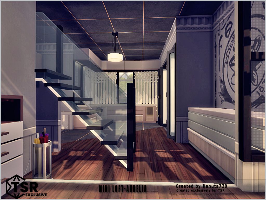 Mini Loft-Aurelia mod for The Sims 4 