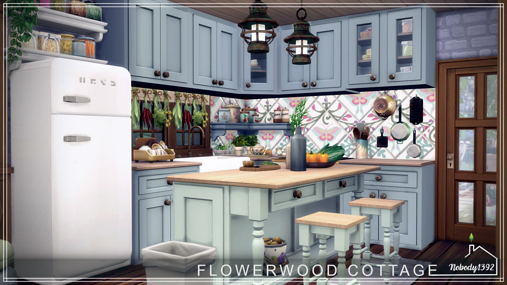 Flowerwood Cottage mod for The Sims 4 