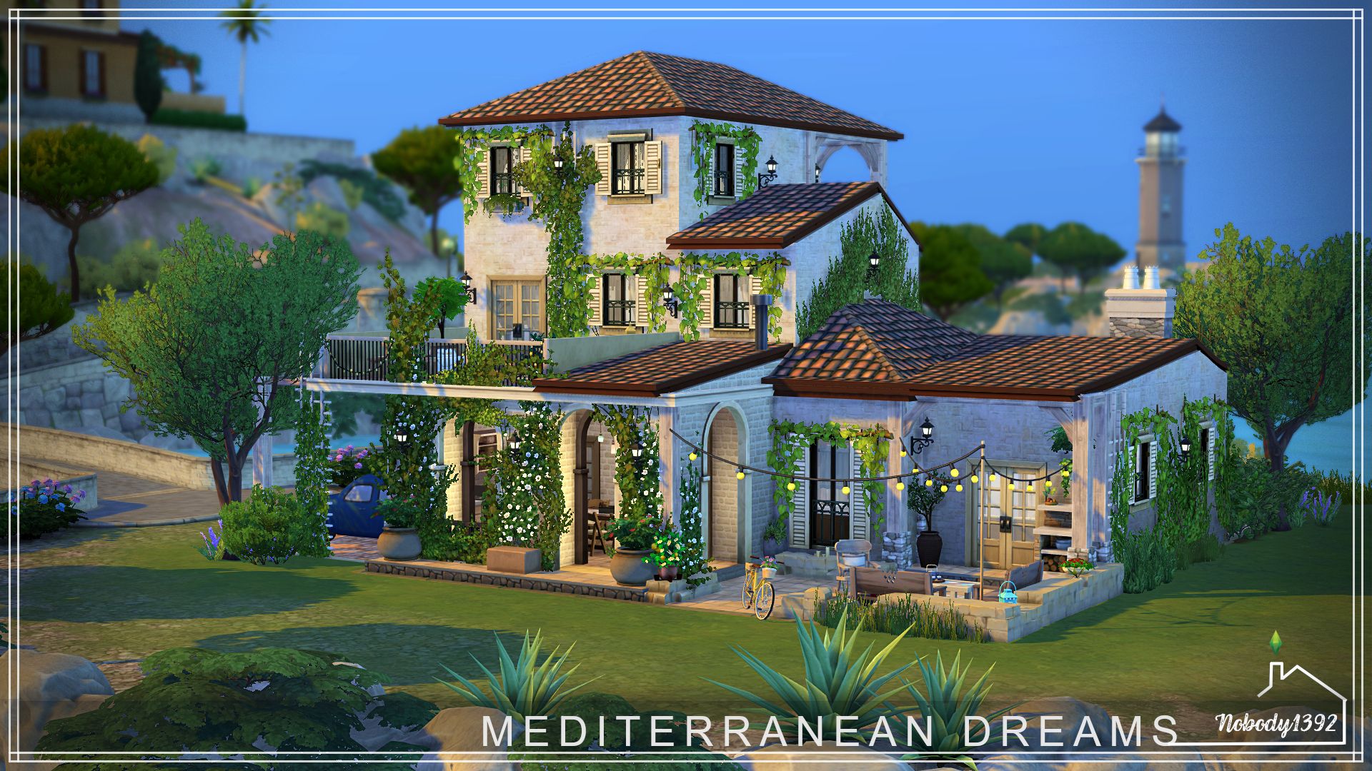 Mediterranean Dreams (No CC!) mod for The Sims 4 
