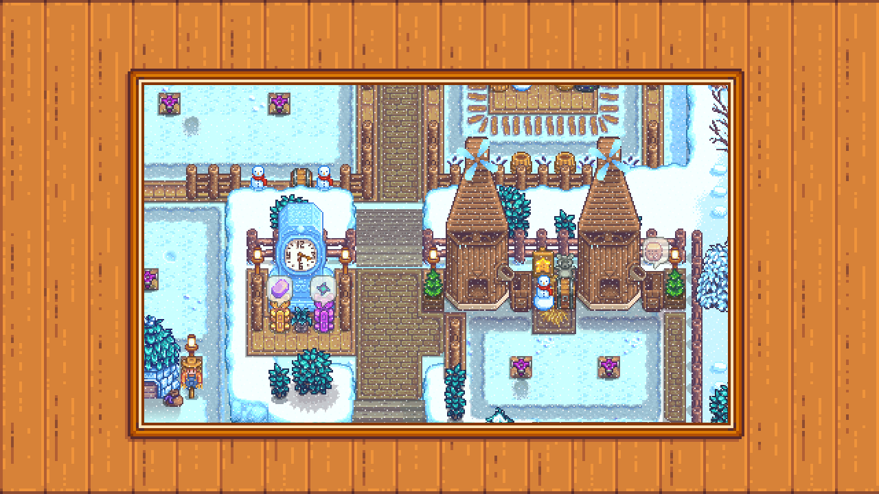 Elle's Seasonal Vanilla Buildings mod for Stardew Valley