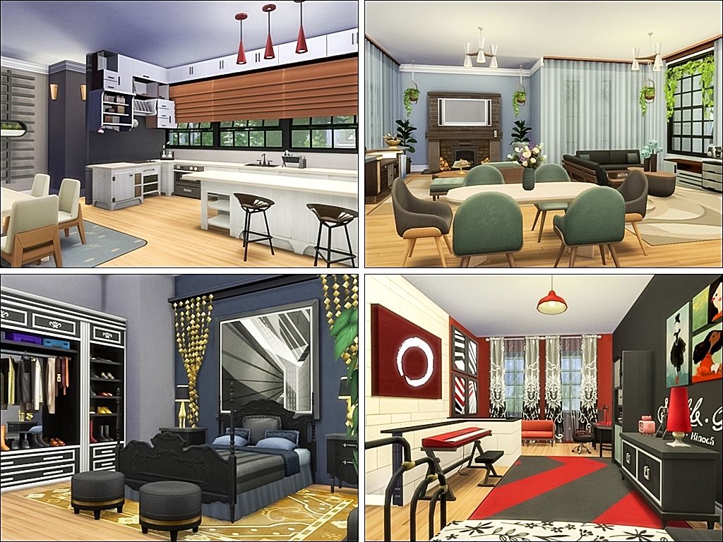 City Residence mod for The Sims 4 