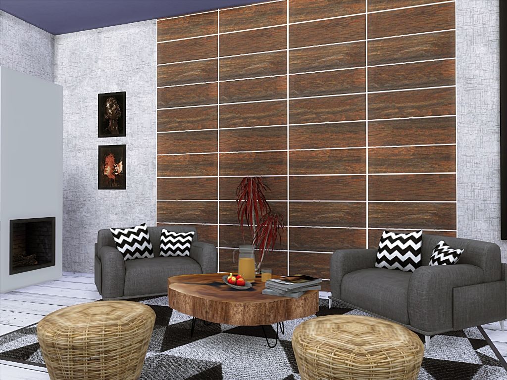 Loft walls 2 mod for The Sims 4 