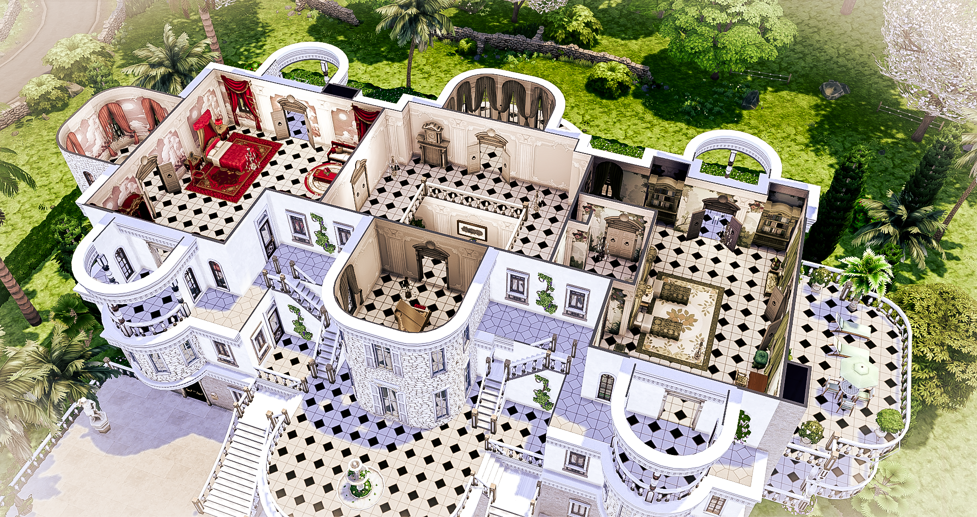 Royal Palace mod for The Sims 4 