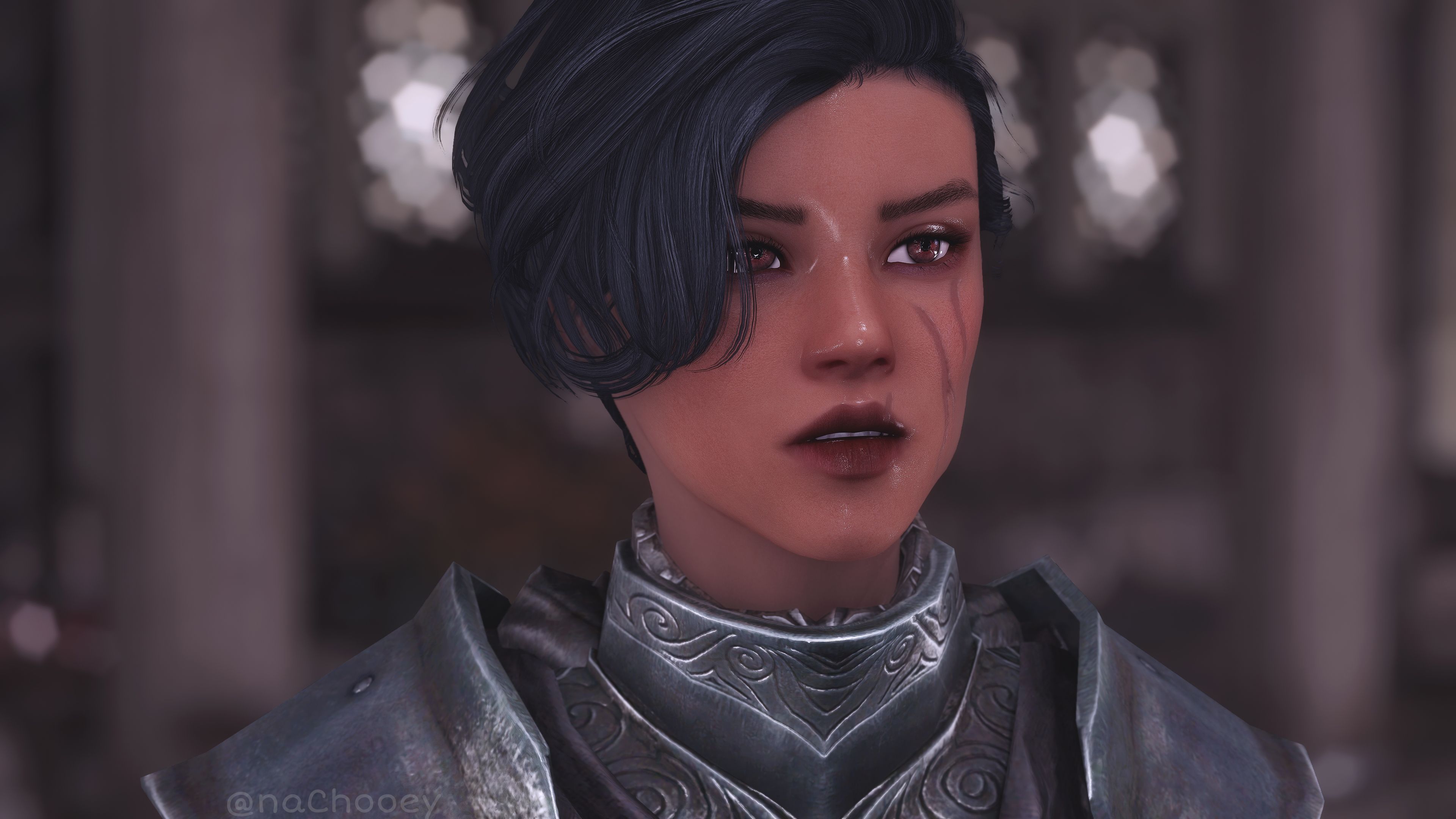 Kyoe's Bang'n Brows for High Poly Head - COTR - UBE mod for The Elder Scrolls V: Skyrim Special Edition