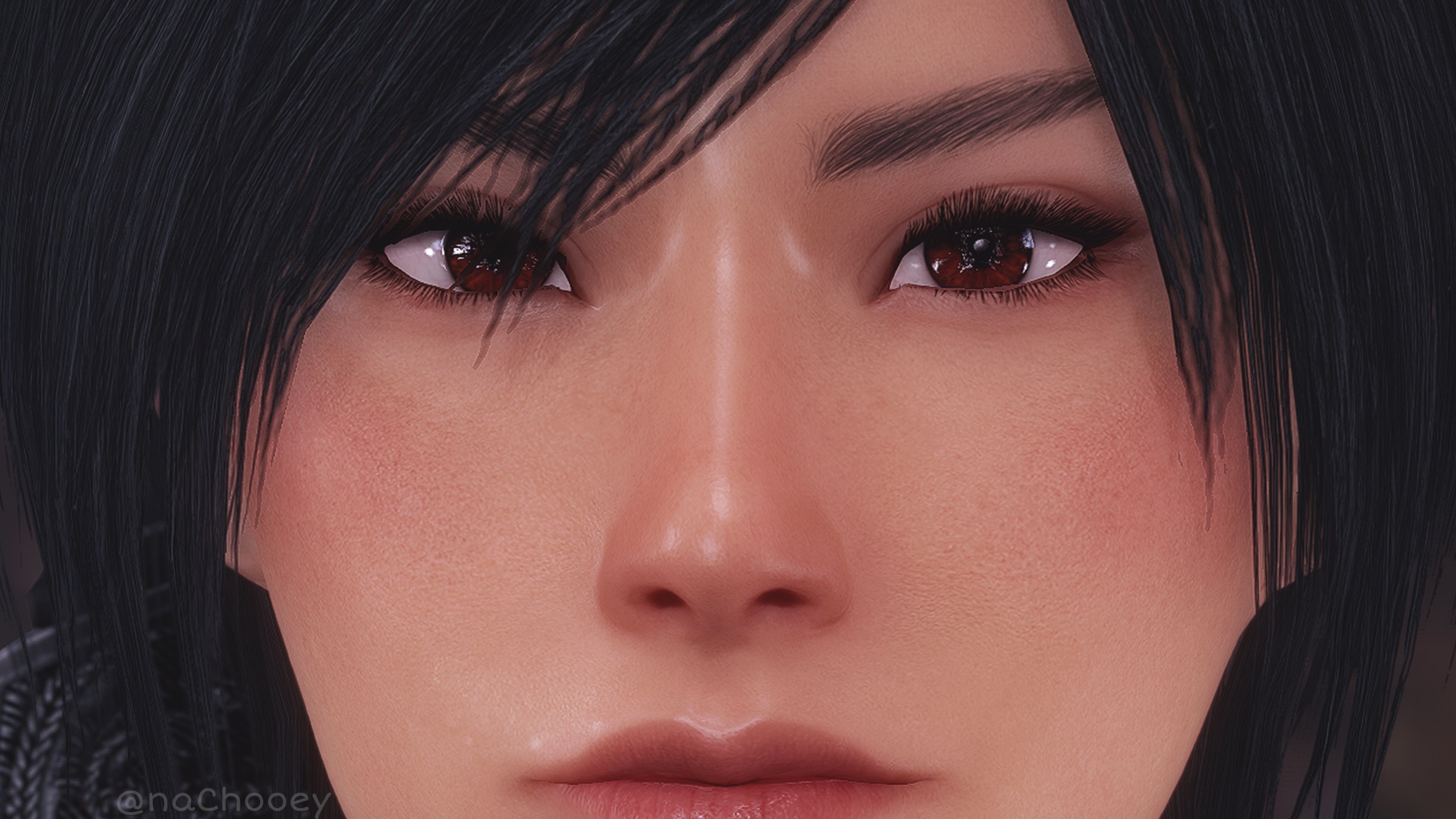 Hiraya Brows for High Poly Head mod for The Elder Scrolls V: Skyrim Special Edition