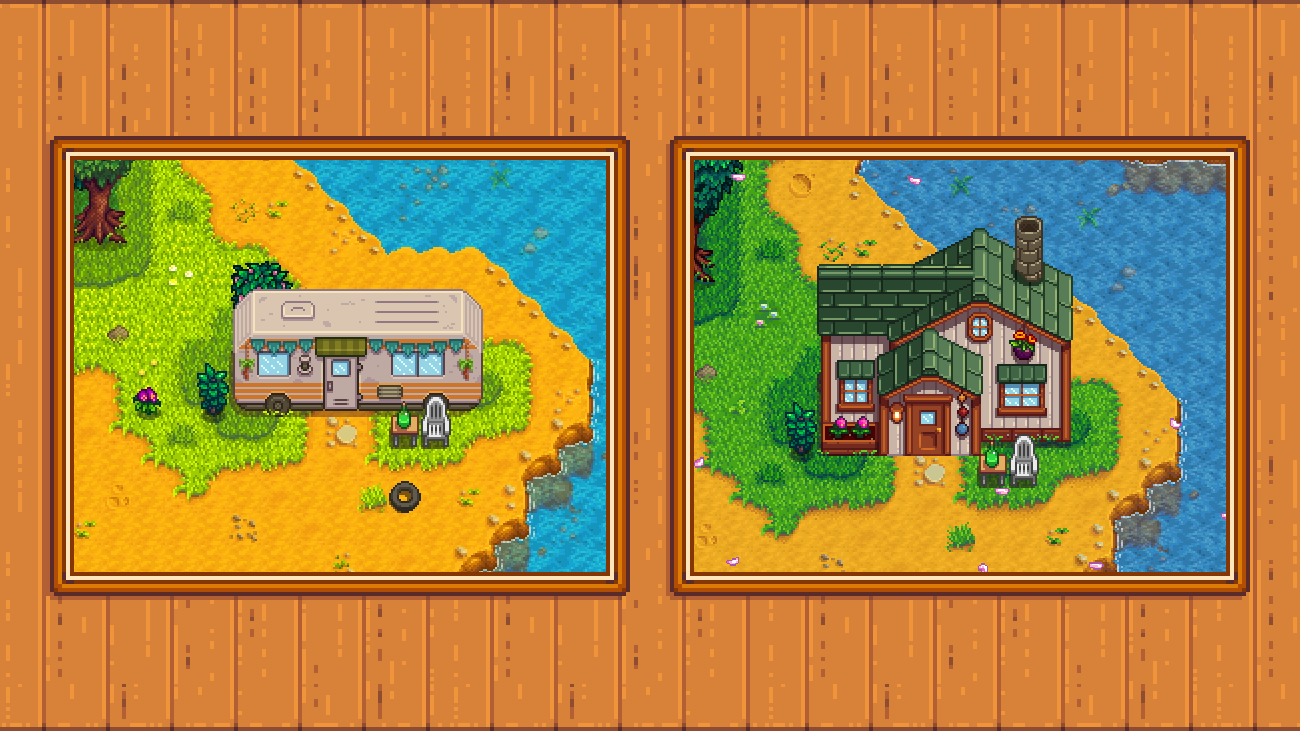 Elle's Town Buildings mod for Stardew Valley
