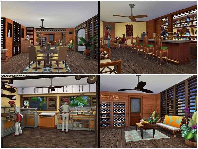 Hotel Sun Shine mod for The Sims 4 
