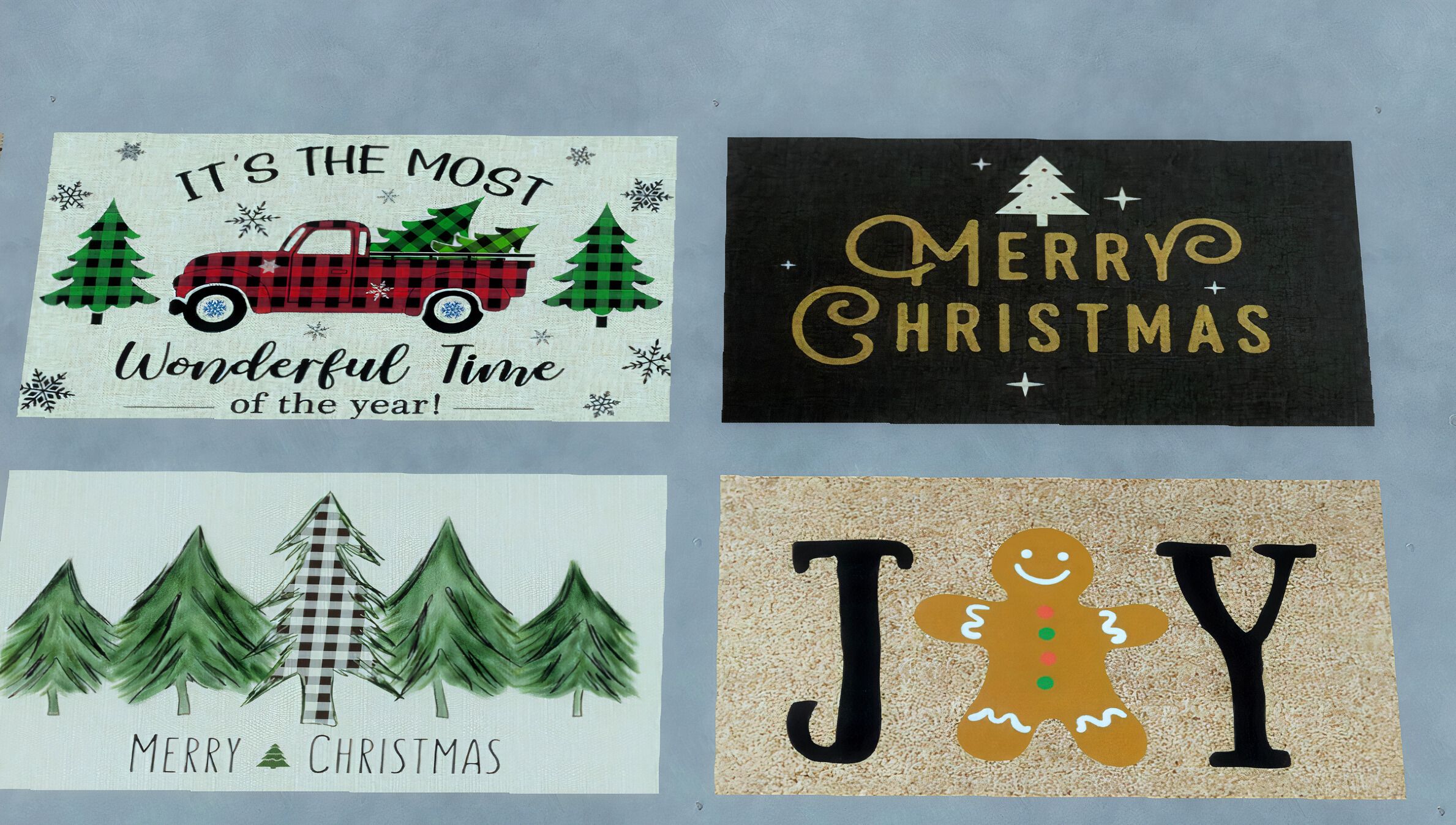 Xmas Door mats set mod for The Sims 4 