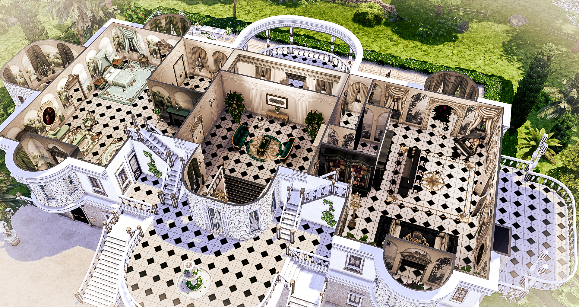 Royal Palace mod for The Sims 4 