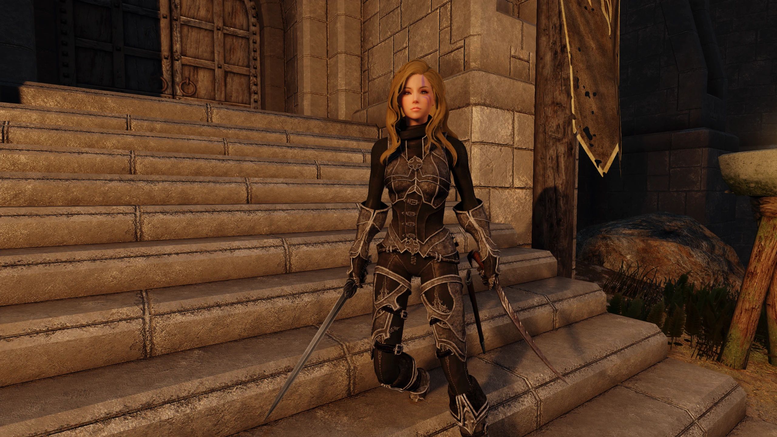 Demon Hunter Armor by Jojjo BHUNP mod for The Elder Scrolls V: Skyrim Special Edition