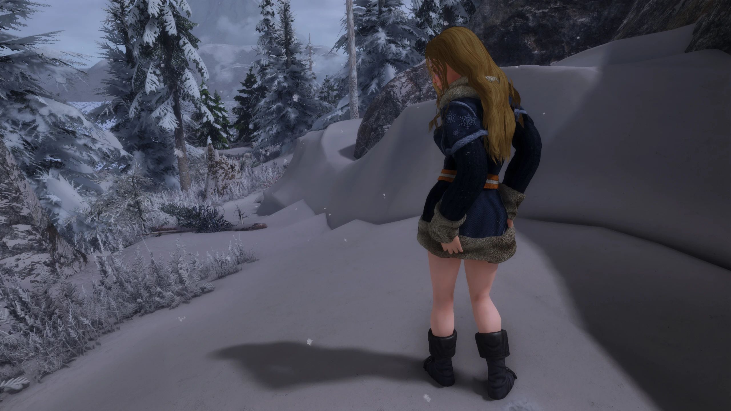 Kreiste's Snow Strider Outfit (BHUNP V3) mod for The Elder Scrolls V: Skyrim Special Edition