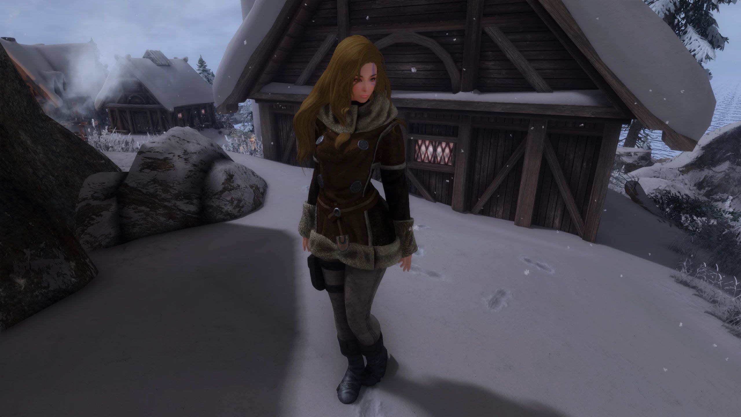 Kreiste's Snow Strider Outfit (BHUNP V3) mod for The Elder Scrolls V: Skyrim Special Edition