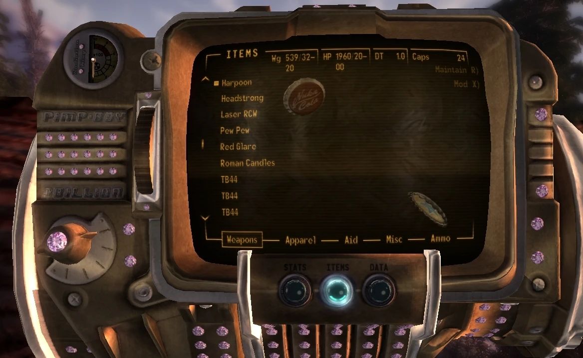 Pimpboy 3 Billion pipboy mod mod for Fallout: New Vegas