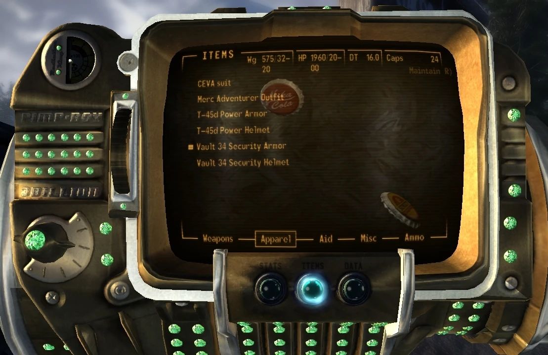 Pimpboy 3 Billion pipboy mod mod for Fallout: New Vegas