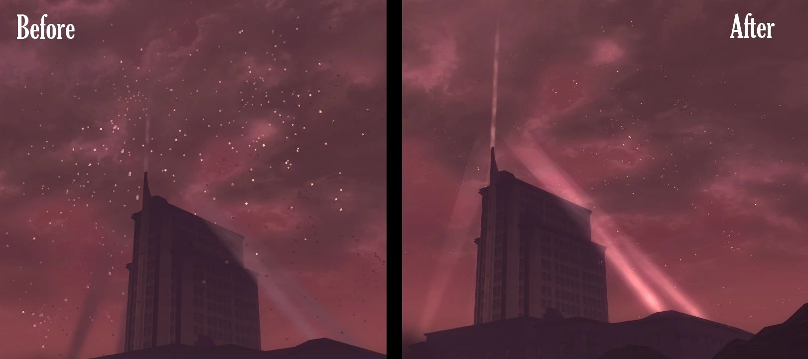 Dead Money Fireworks Fix mod for Fallout: New Vegas