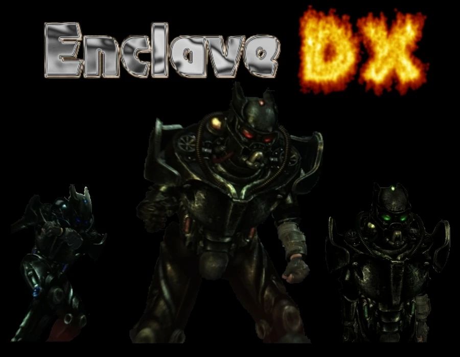Enclave Armor DX remake mod for Fallout 3