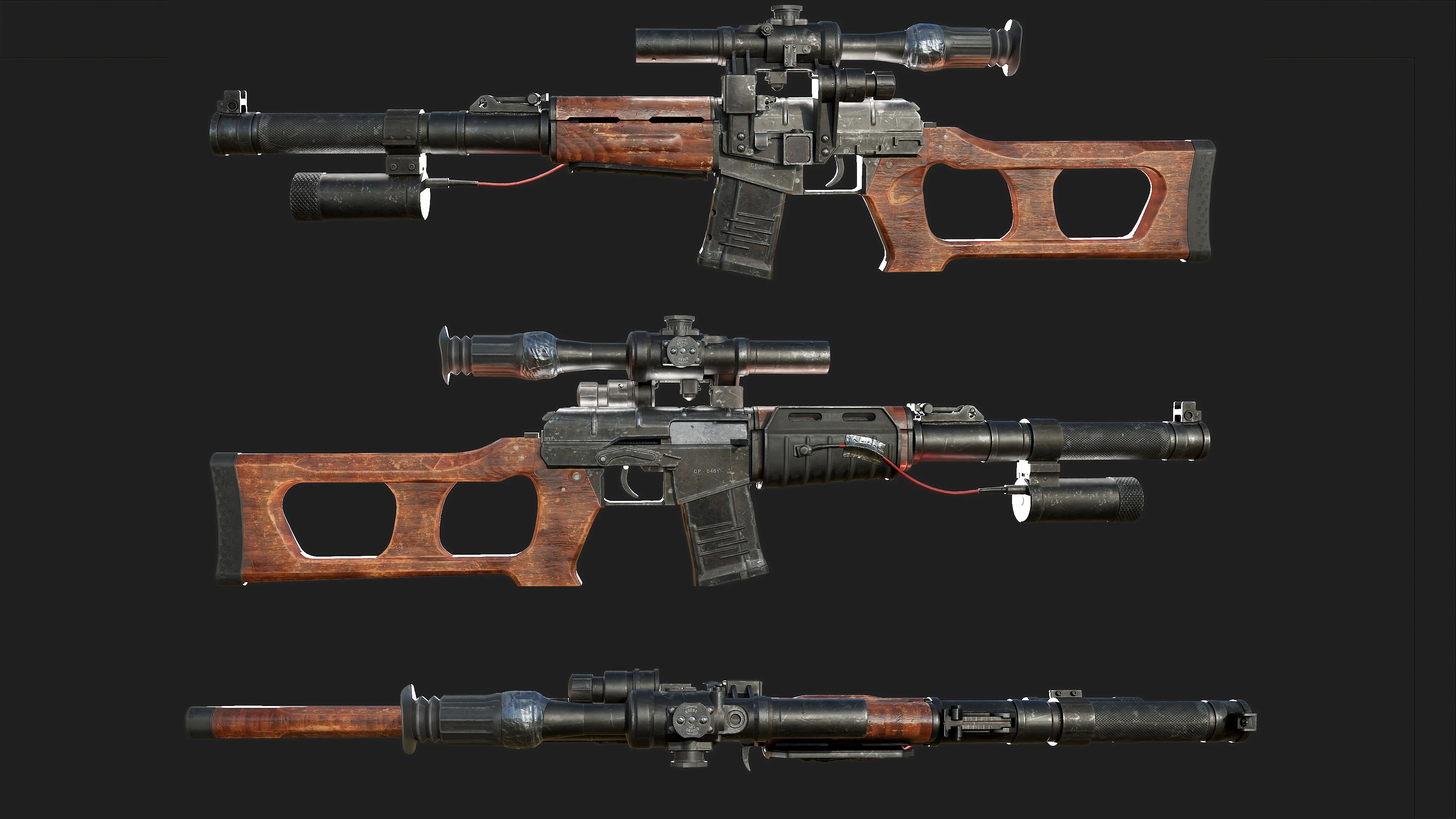 VSS Rifle HD  mod for Starfield