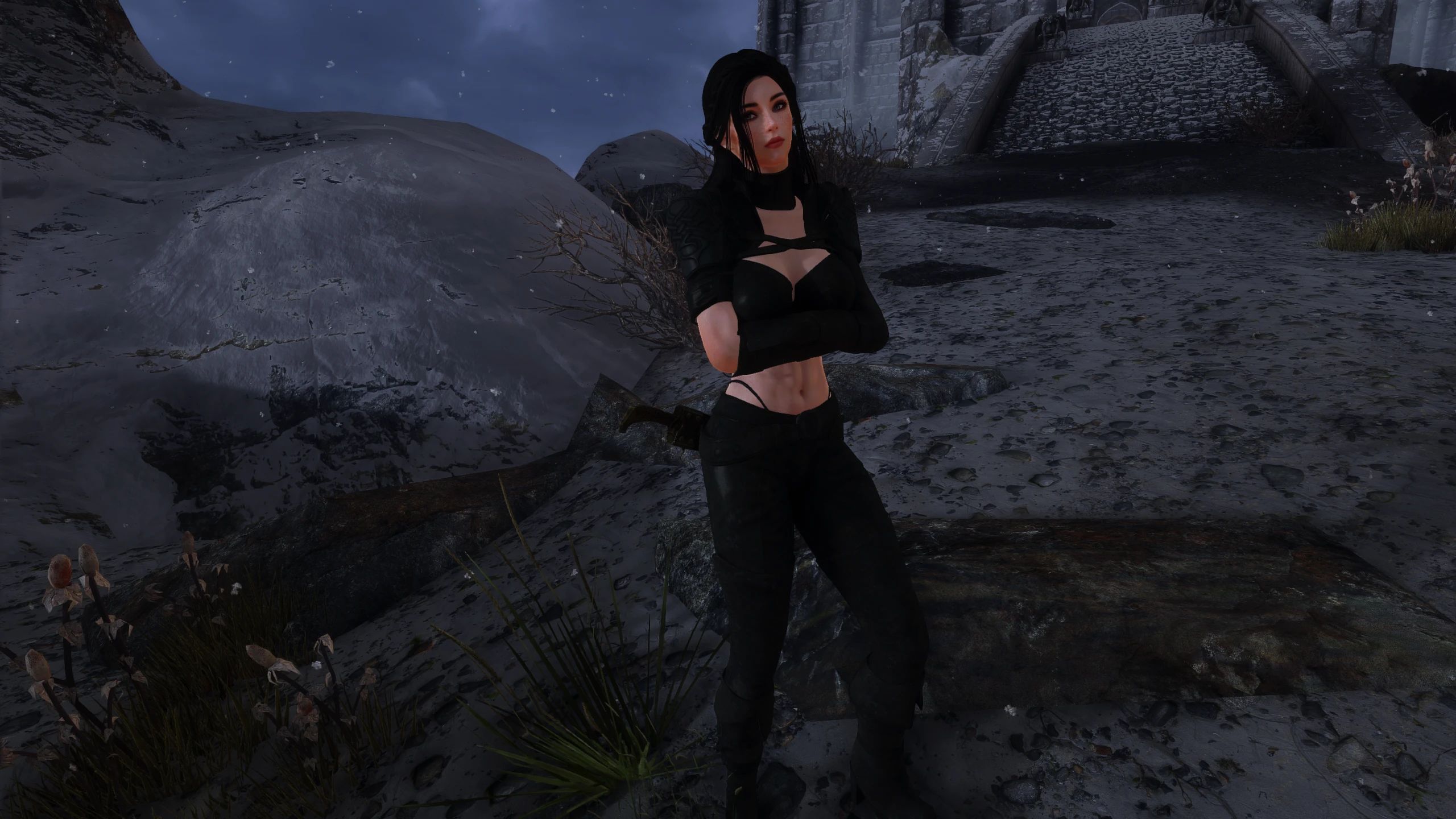 Katarina Armour BHUNP mod for The Elder Scrolls V: Skyrim Special Edition