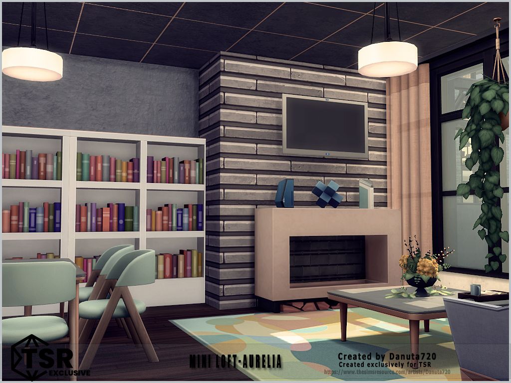 Mini Loft-Aurelia mod for The Sims 4 