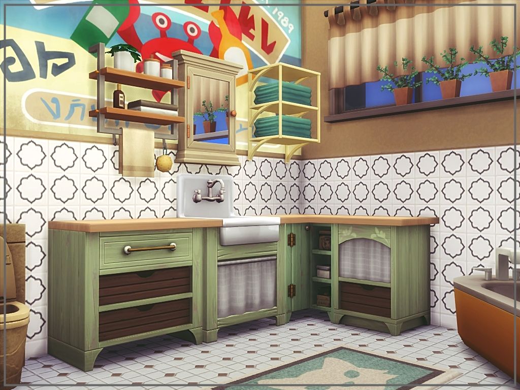 Fisherman's hut mod for The Sims 4 