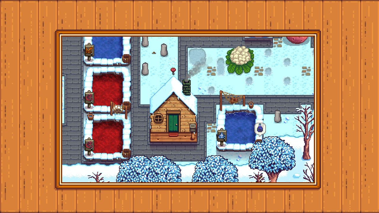 Elle's Seasonal Vanilla Buildings mod for Stardew Valley