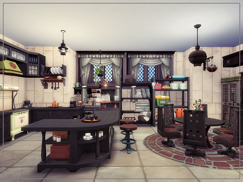 Castle on the rock mod for The Sims 4 