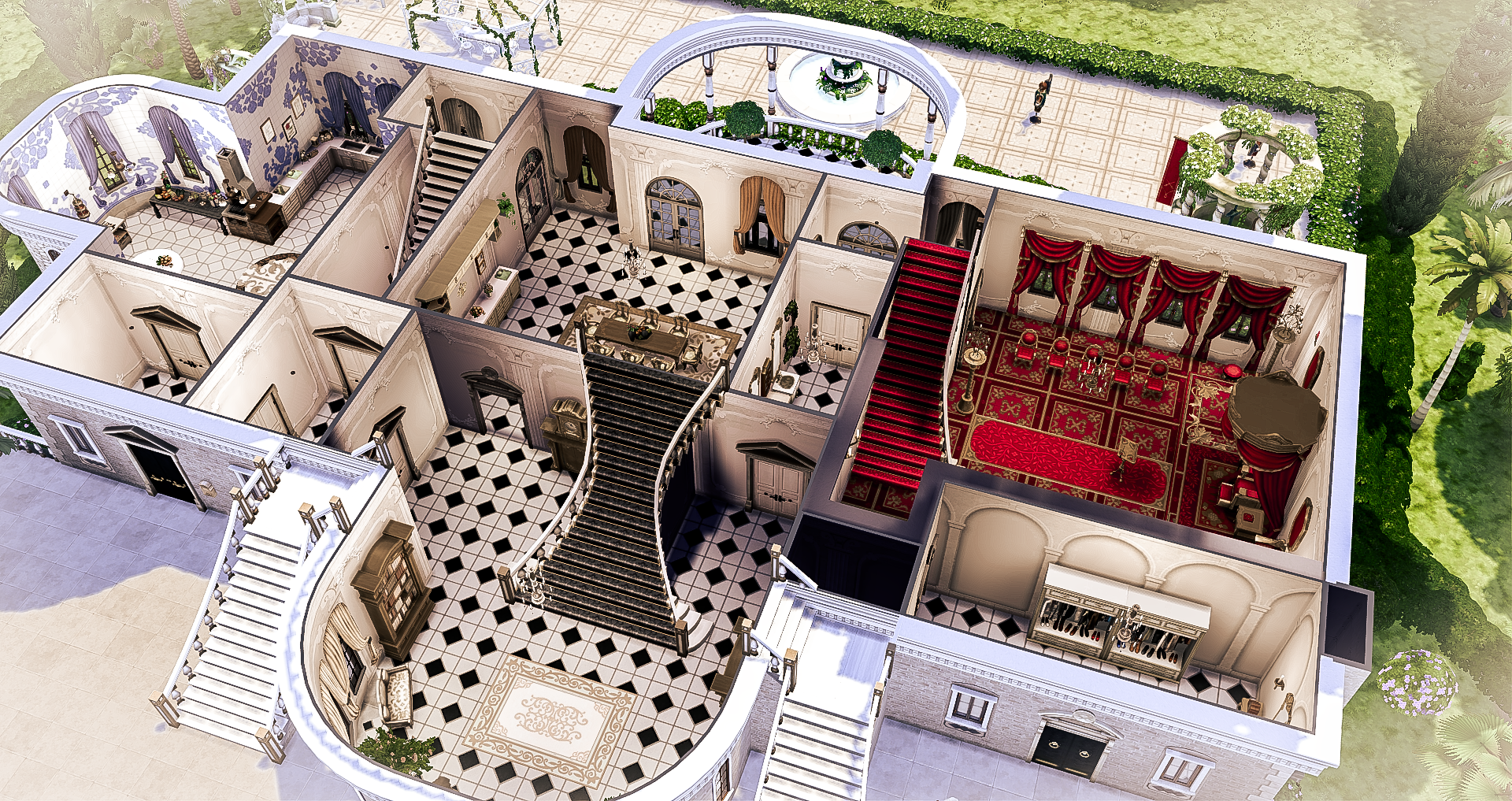 Royal Palace mod for The Sims 4 