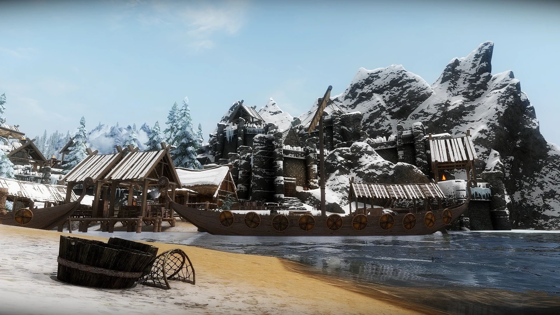 The Great Cities - CC Fishing patch mod for The Elder Scrolls V: Skyrim Special Edition