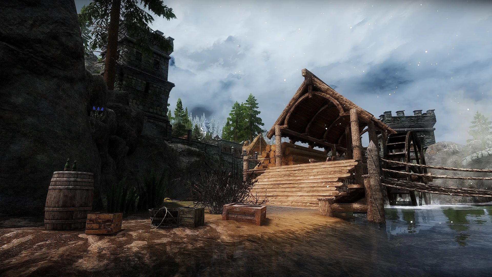 The Great Cities - CC Fishing patch mod for The Elder Scrolls V: Skyrim Special Edition