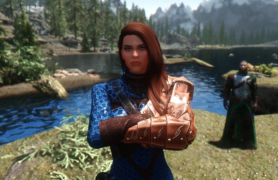 Blood Witch Recolor - Gold and Blue mod for Skyrim