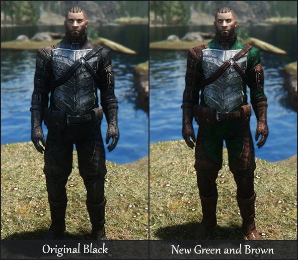 Contractor Armor Recolor - Woodland Contractor and Stalker mod for Skyrim