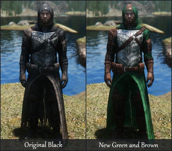 Contractor Armor Recolor - Woodland Contractor and Stalker mod for Skyrim