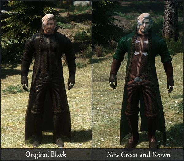 The Hermit Armor Recolor - Forest Hermit and Highborn Recluse mod for Skyrim