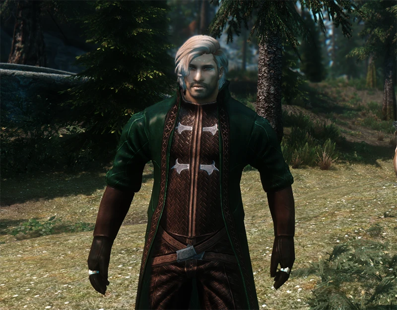 The Hermit Armor Recolor - Forest Hermit and Highborn Recluse mod for Skyrim