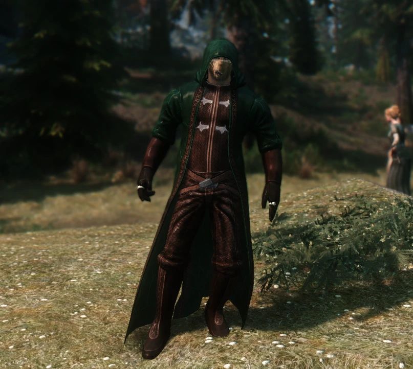 The Hermit Armor Recolor - Forest Hermit and Highborn Recluse mod for Skyrim