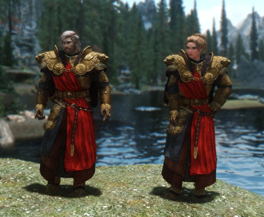 Stormlord Recolors - Immersive Armors Compatible - 2 Sets mod for Skyrim