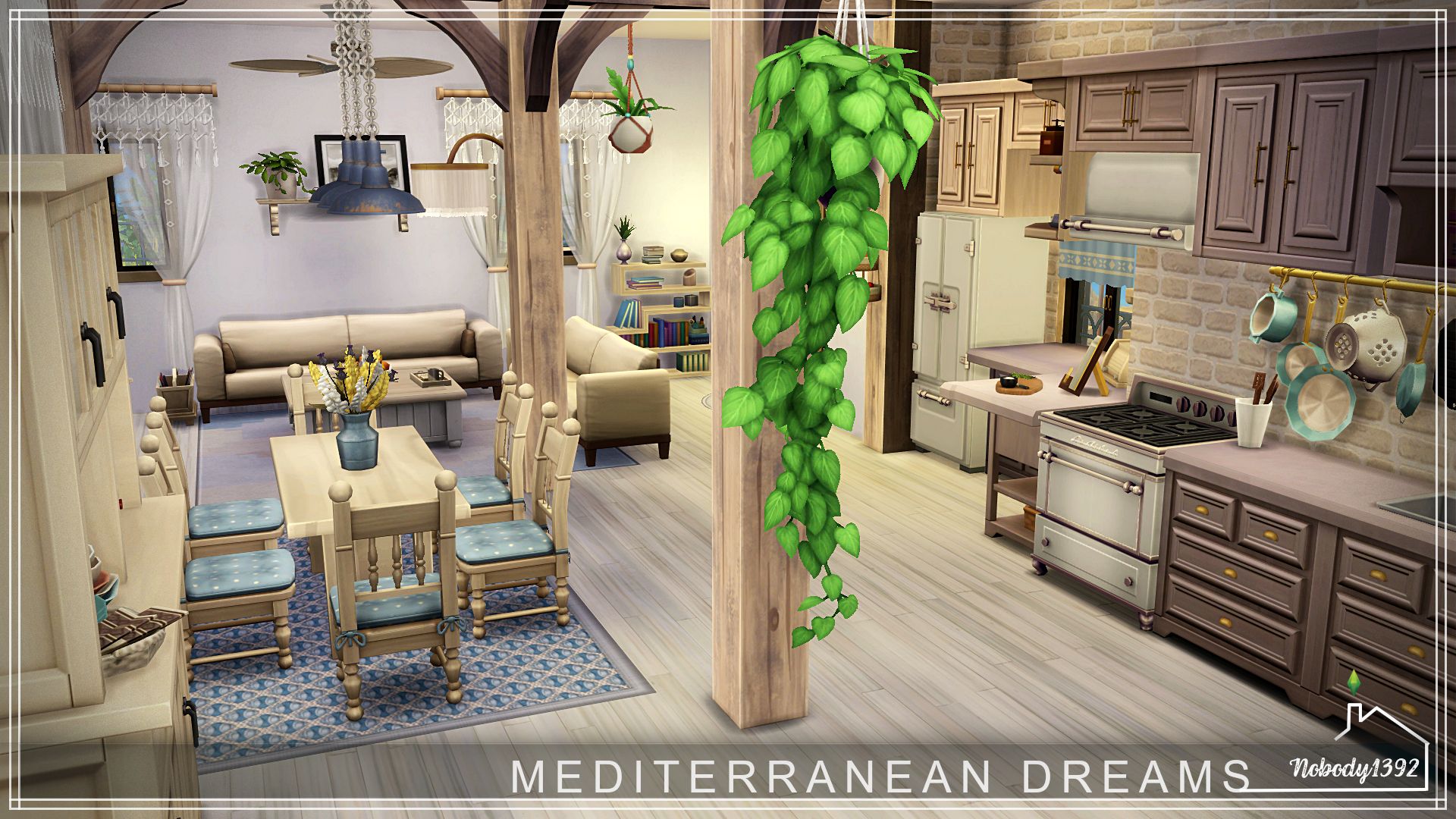 Mediterranean Dreams (No CC!) mod for The Sims 4 