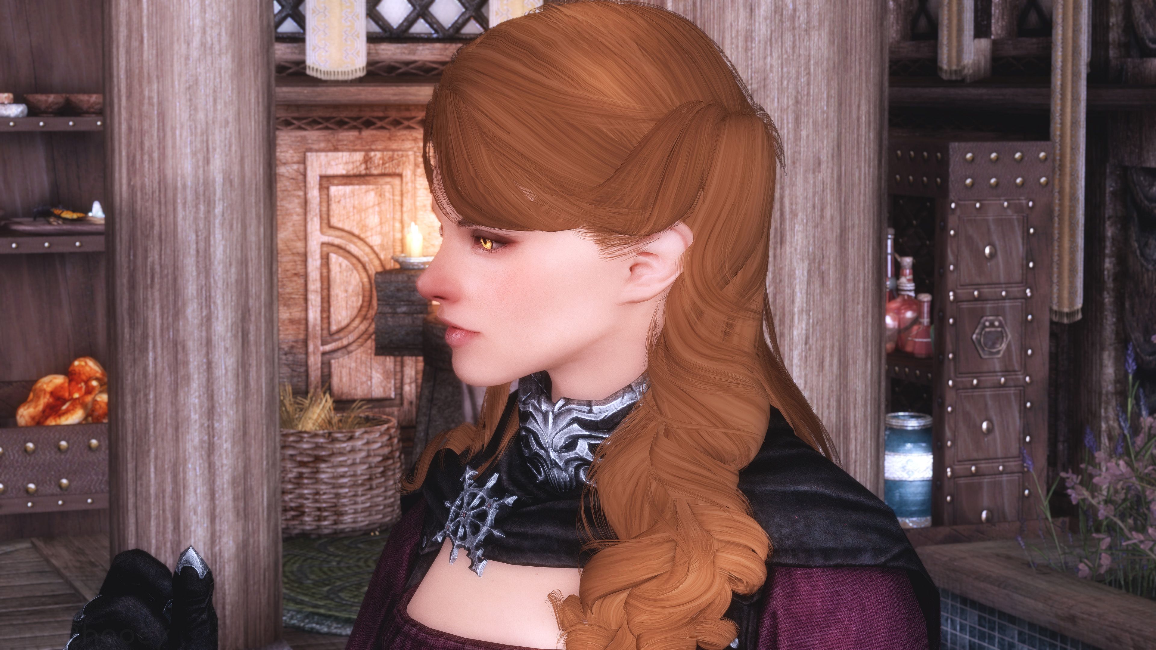 Chooey's KS Hairdos and Vanilla Hair Retexture mod for The Elder Scrolls V: Skyrim Special Edition