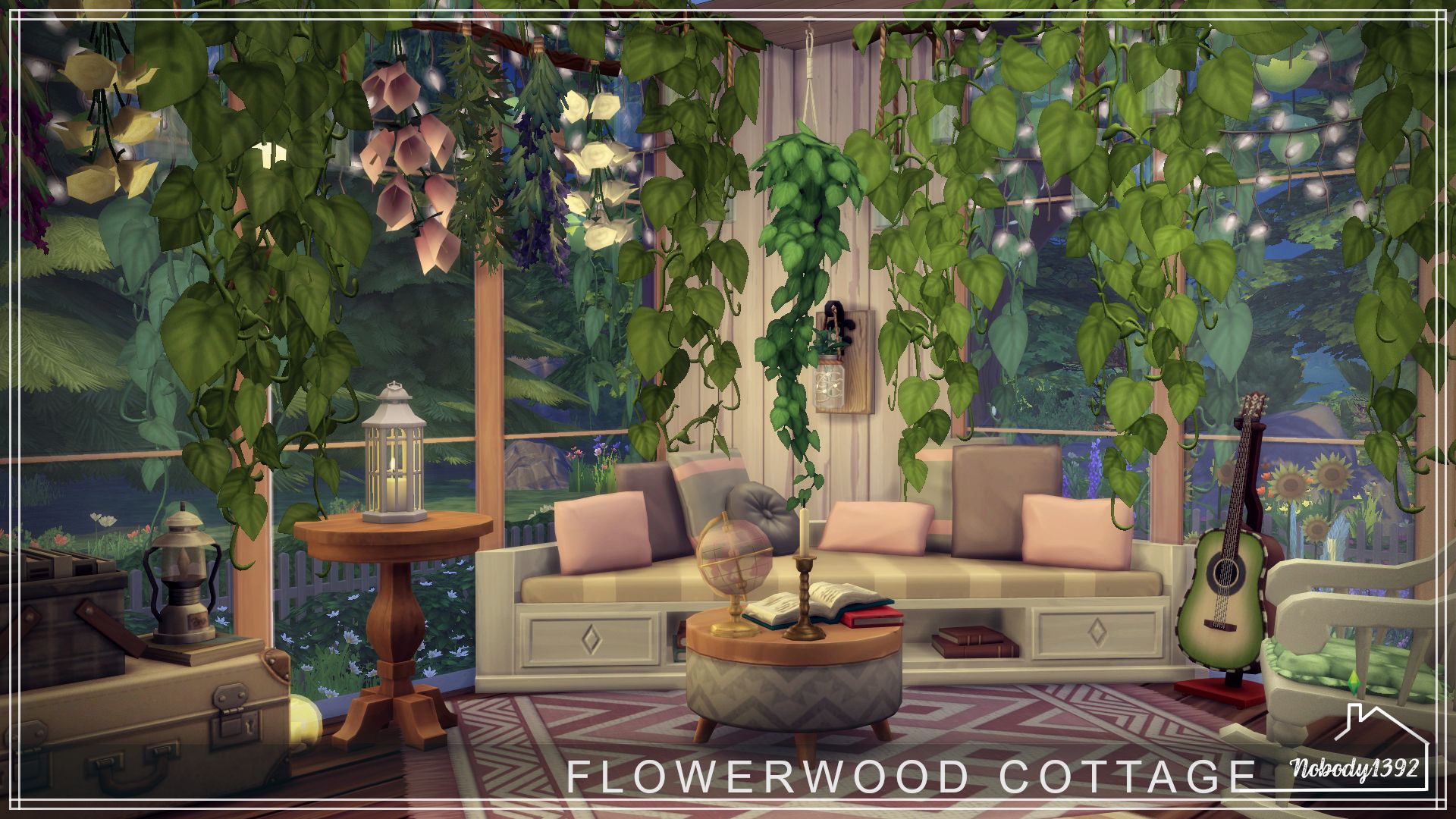 Flowerwood Cottage mod for The Sims 4 