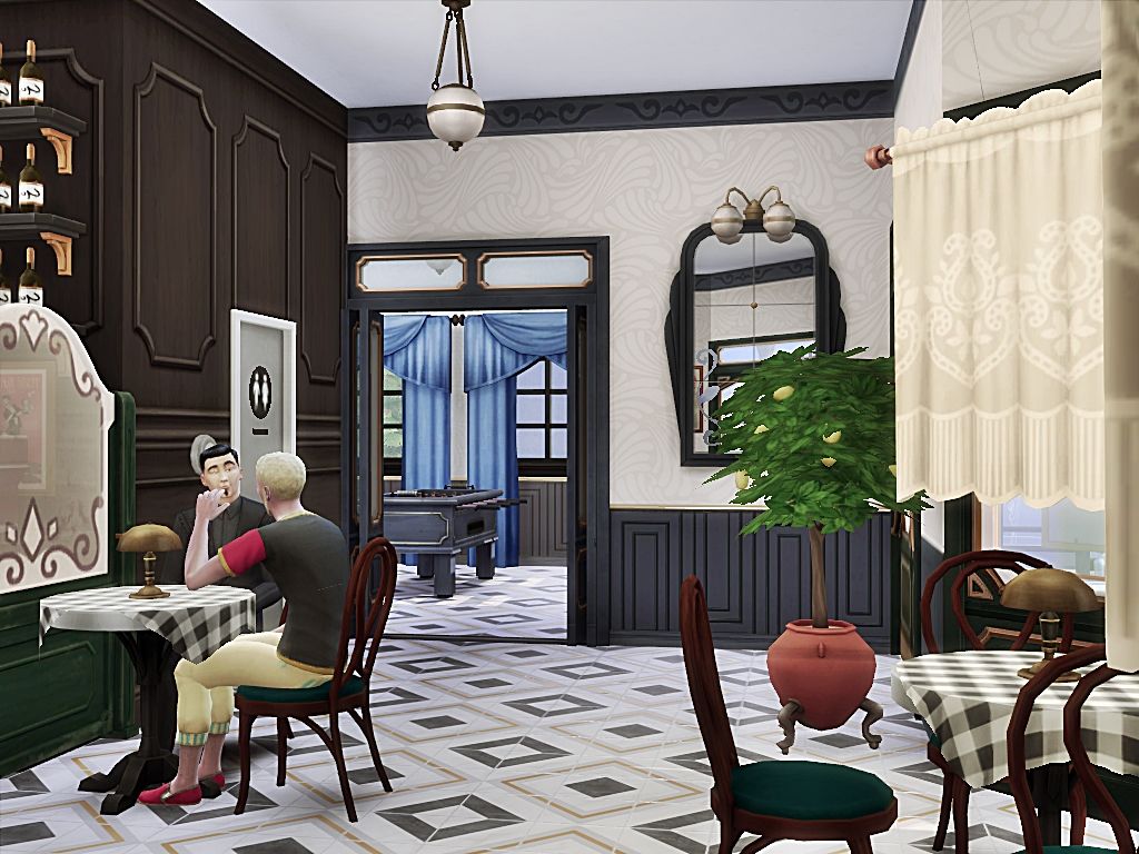 Giselle Cafe - Bistro mod for The Sims 4 