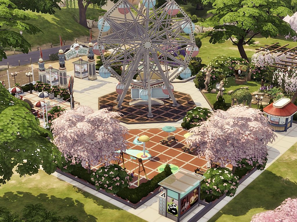 Amusement park mod for The Sims 4 
