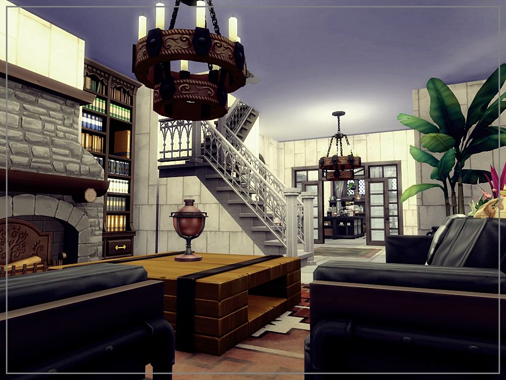 Castle on the rock mod for The Sims 4 