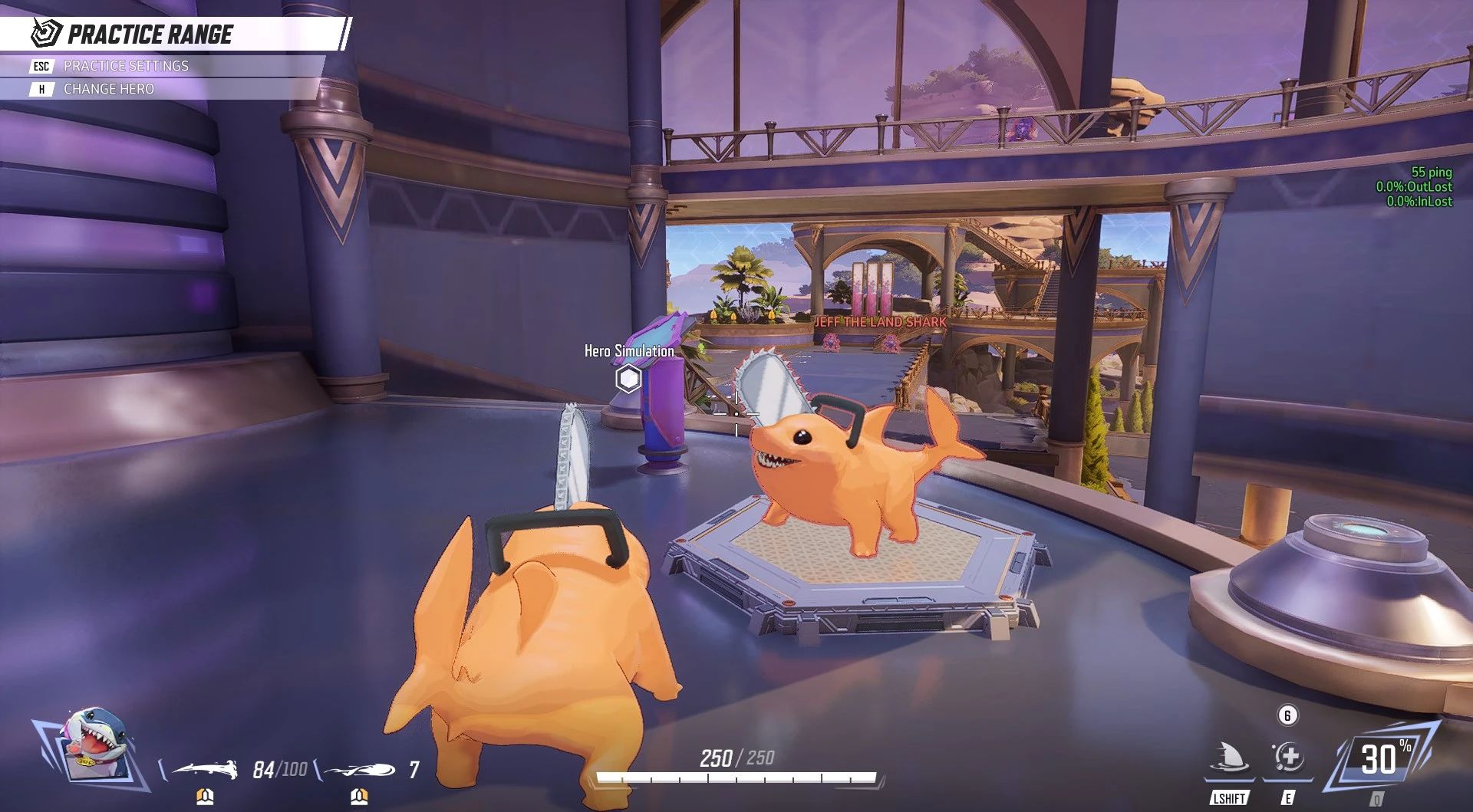 Pochita Jeff mod for Marvel Rivals