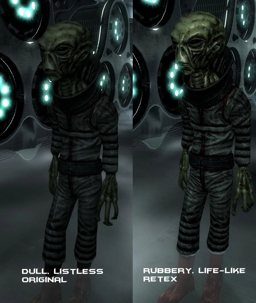 Mothership Zeta DLC Retextured mod for Fallout 3