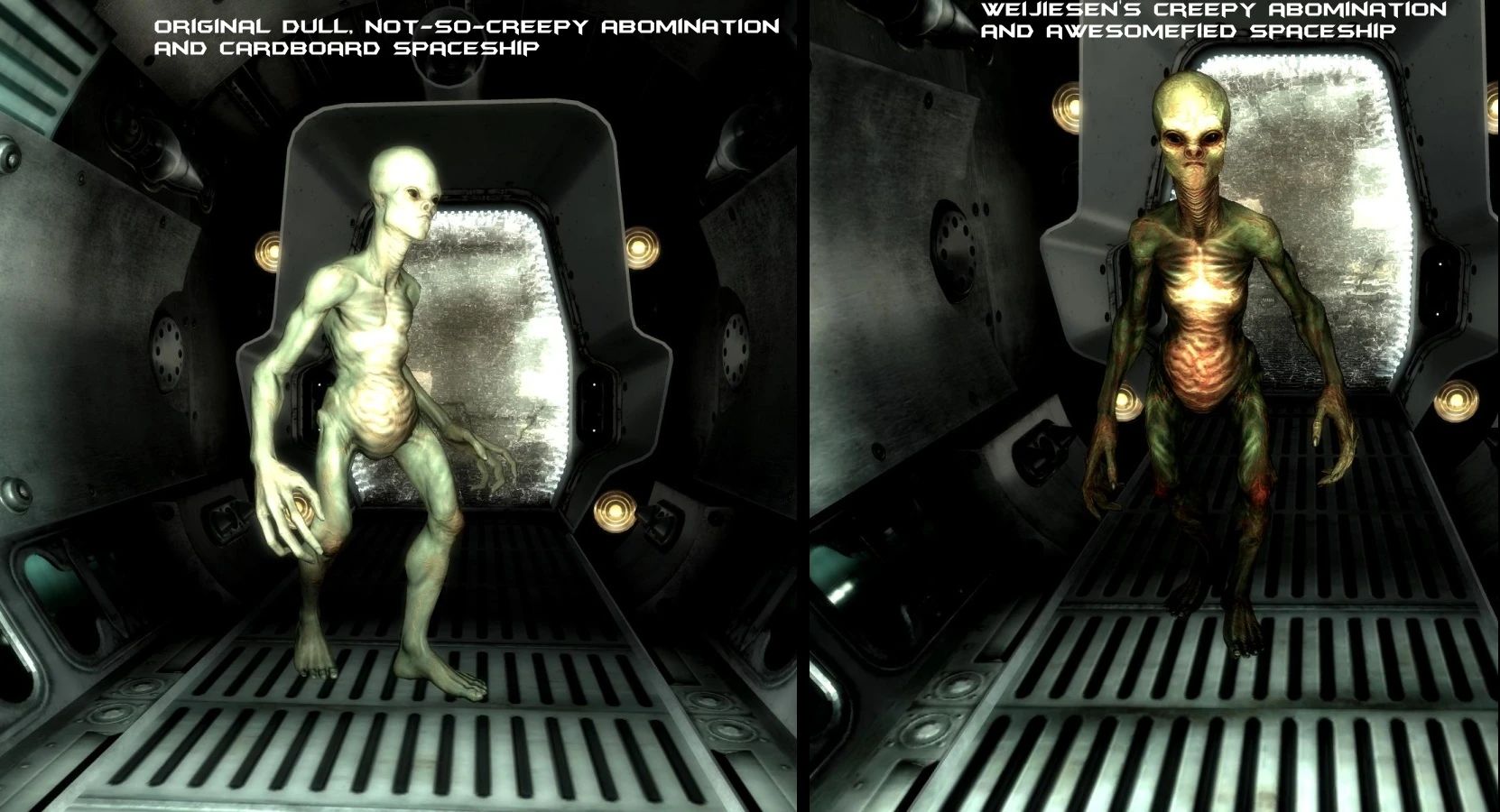 Mothership Zeta DLC Retextured mod for Fallout 3