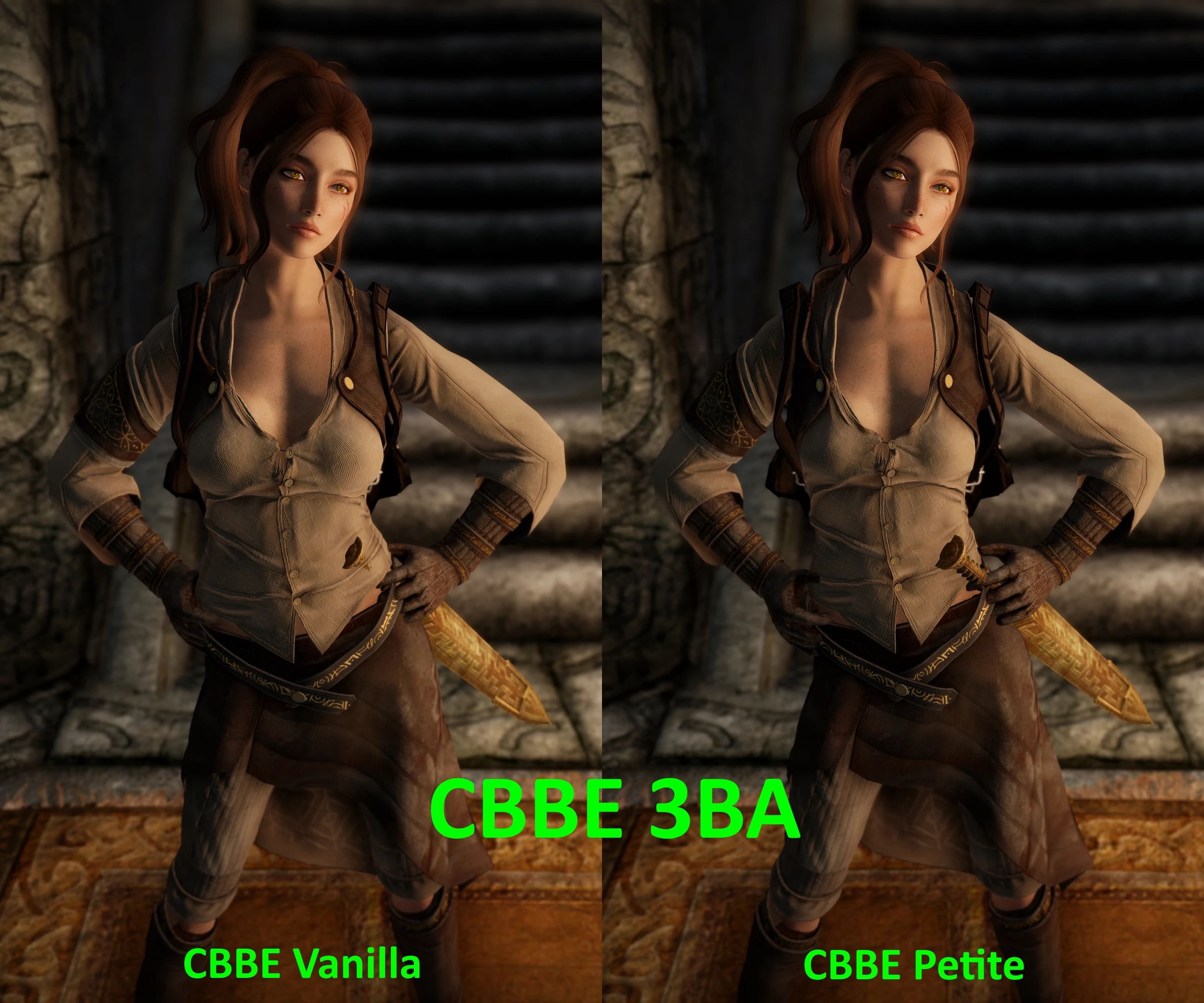 Remiel - Default Outfit BodySlides - CBBE 3BA - BHUNP mod for The Elder Scrolls V: Skyrim Special Edition